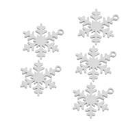 KOCKSHION 5pièces Pendentif De Noël Acier Inoxydable Breloques Pour Sapin De Noël Petites Plaques Identité Accessoires Pour Fabrication De Bijoux Pendentifs Pour Animaux
