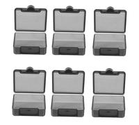 KOCKSHION 8pièces Boîte à Pilules Portable Carrée Couvercle Transparent Petit Étui à Médicaments Pour à Main Gestion Quotidienne Des Comprimés