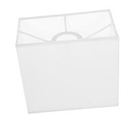 KOCKSHION Abat Jour Facile à Installer et Résistant Lampe Chevet Rectangulaire en Tissu Blanc pour Lampe de Bureau et Décoration de Maison