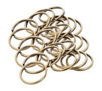 KOCKSHION Anneaux de Porte-clés Style Rétro Couleur Or Lot de 200 Accessoires Pratiques pour Bricolage et Fabrication de Bijoux