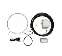 KOCKSHION Antenne Annulaire Mla-30 Active Suppression Locale du Bruit, Alimentation USB, Structure en Plastique et Motif de 8 pour Balcon et Toit