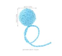 KOCKSHION Balle Corde Sisal pour Griffoir Chat avec Queue Interactif pour Chatons et Chats Intérieur Accessoire de Remplacement pour Poteau à Griffer