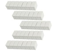 KOCKSHION Boîte à Pilules avec Alphabet Braille en Plastique Blanc Mini Hebdomadaire 7 Compartiments 5 Pièces, Bureau Tourisme
