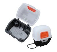 KOCKSHION Boîte Lumineuse Portable pour Lampe de Camping, Étui en Plastique Multifonctionnel 2 Pièces, Support Léger pour Phares, pour Randonnée et Camping en Plein Air