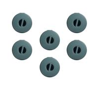 KOCKSHION Boîte Organisateur de Câble Rotative en Plastique Pp Portable, Lot de 6 Pièces Circulaires pour Enrouleur de Cordon, pour Organiser Câbles USB et Écouteurs Bureau