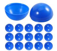 KOCKSHION Boules de Loterie 3 CM Bleu 50 Pcs Boules de Jeu sans Couture en Plastique Accessoires pour Activités de Fête pour Tirage au Sort Tombola et Jeux D’Événement