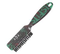 KOCKSHION Brosse à Barbe Vintage à Tête d'Huile Brosse en Nylon Souple pour Coiffure Outils de Barbier Taille Compacte pour Salon de Coiffure Pratique et Solide