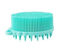 KOCKSHION Brosse de Bain Silicone Double Face Pour Garçon Fille Brosse Sensorielle Douce et Massante et Laveur Corporel Pour Garçon Fille et Facile à Nettoyer Vert