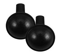 KOCKSHION Buse d'arrosage de Jardin Bec verseur de Jardin en Plastique Noir 2pcs Compatible arrosoirs 10L Tête de pulvérisation de précision pour arroser Les Fleurs en extérieur