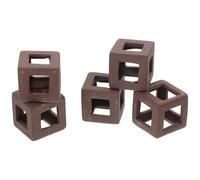 KOCKSHION Cachette de L'aquarium en Céramique 5pcs pour Crevettes et Poissons, Abri Léger sans Décoloration, Décoration Pratique pour Aquarium et Fish Tank