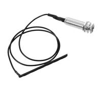 KOCKSHION Capteur Plug And Play Piezo Haute Sensibilité Passif Installation sur Ouverture Sonore, Métal Argenté, Compatibilité pour Guitare Acoustique pour Usage en Studio Concert