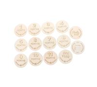 KOCKSHION Cartes Évolution Mensuelles Bois Naturel Accessoires Photo Pour Éveil Mois Cartes Milestone Grossesse Et Naissance Cadeau Enceinte Et Annonce Panneau