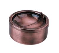 KOCKSHION Cendrier Inoxydable Automatique avec Couvercle Anti-Vent Capacité et Portable pour Intérieur et Extérieur Style Moderne