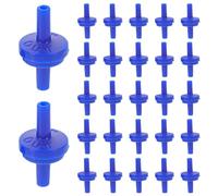 KOCKSHION Clapets Anti-Retour Unidirectionnels pour Pompe à Air Aquarium, Fonctionnement Silencieux 50 Pièces et en Plastique Flux D'oxygène, Accessoires pour Eau Douce