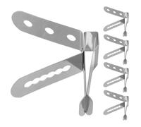 KOCKSHION Clip de Thermomètre Alimentaire en Acier Inoxydable 5pcs, Léger et Multifonctionnel, pour Lecture de Température Viande et Cuisson Café ou Thé