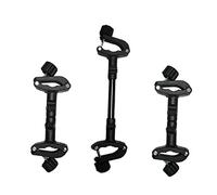 KOCKSHION Connecteurs De Poussette Double pour Jumeaux Réglables, 3 Pièces, Légers Et Antirouille, Compatibles Poussettes Bébé, Usage Extérieur, Fixation Pratique pour Nouveaux Parents