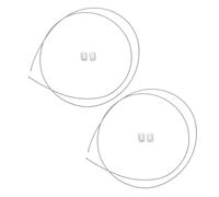 KOCKSHION Cordon de Fixation en Fil d'acier 2pcs pour Filet de Basket-Ball Enduit, Résistant la Rupture et Installation Facile, pour Terrain Extérieur Communautaire