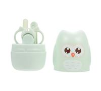 KOCKSHION Coupe-ongles Bébé Motif Dessin en Acier Inoxydable Ciseaux Sécurité et Polissage, Ensemble Soin Ongles pour -né et Garçon et Filles, Cadeau Naissance Pratique