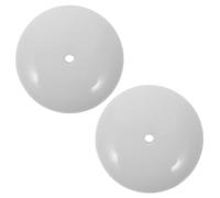 KOCKSHION Couvercle de Bonde D'urinoir en Céramique Blanc, Bouchon Filtre Anti-odeurs pour Urinoir Standard, Accessoire Salle de Bain pour Toilettes Publiques