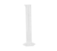 KOCKSHION Éprouvette Graduée en Plastique 1L avec Échelle Accessoire de Laboratoire Cylindre de Mesure pour Chimie Pratique et Compact pour Écoles et Recherche