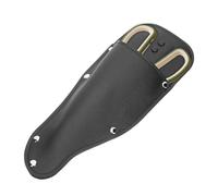 KOCKSHION Étui de Sécateur en Noir PU Confortable Fixation Housse Protection Pratique et Design Élégant Ceinture pour Ciseaux de Jardinage