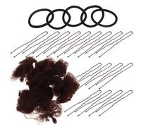 KOCKSHION Filet à Cheveux Invisible Fibres Mates en Polyester Forme en U sans Pression ni Marques pour Danse et Performances Aspect pour Femmes et Filles