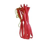 KOCKSHION Filets De Rangement pour Courses 40 Cm en Nylon Résistant Rouge Ficelle Paquet à Provisions Portable Extérieur Lot de 100 Paquet en Maille Tissée pour Fruits Légumes