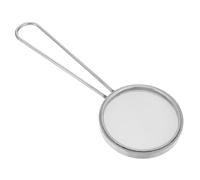 KOCKSHION Filtre à Cellules en Acier Inoxydable Argenté Poignée, Tamis Laboratoire pour Dissociation de Cellules Agrégées Suspendre Cellulaire Uniforme, Style Créatif
