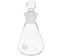 KOCKSHION Fiole Conique en Verre 150 Ml Bouchon Flacon Erlenmeyer Chimique Résistant à Haute Température pour Laboratoire Scientifique Fournitures D’Expérimentation et Études Chimiques