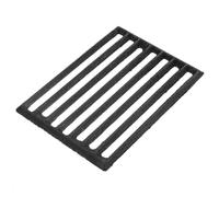 KOCKSHION Foyer Métal Rectangulaire Épaisse pour Barbecue Et Cheminée Compatible Combustion Et Bûches Améliore Aération Et Cuisson Extérieure