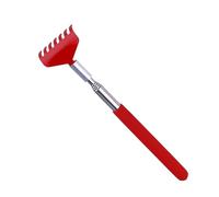 KOCKSHION Gratte-dos Télescopique Extensible Acier Inoxydable Rouge Massager Portable pour Dos Tête et Conception Rétractable et Légère pour Soulagement des Démangeaisons