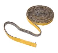 KOCKSHION Joint De Poêle à Bois Adhésif 3mm x 15mm x 2m Fibre De Verre Résistante Haute Température Ruban D’étanchéité Auto-collant Pour Porte De Poêle Insert De Cheminée Accessoires