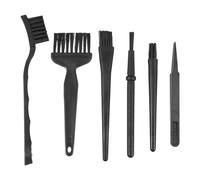 KOCKSHION Kit de Nettoyage Antistatique pour Clavier 6 Pièces Brosses en Pvc et Pince à Épiler, pour L'électronique Retrait de Poussière