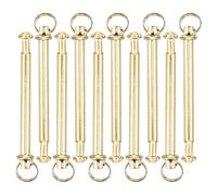 KOCKSHION Kit de Réparation 10 Sets Rivets en Acier Inoxydable Or pour Éventail Pliant, Fixation Solide et Haute Performance, Accessoires pour Ventilateur Transportable