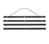 KOCKSHION Kit Suspendre Magnétique pour Cadre en Matière Bois Couleur Sombre 41 Cm, Fixation Solide sans Dommage, pour Affiches et Tissus Décoratifs