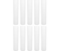 KOCKSHION Lot de 10 Bâtonnets en Mousse Blanche 30 Cm pour Arrangements Floraux, Mousse Légère en Coton Perlé Epe, Solide Décorations la Maison