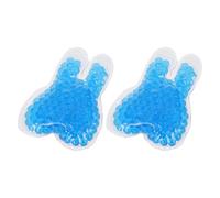 KOCKSHION Lot de 2 Pochettes de Glace Réutilisables en Pvc Bleu de Dent pour Soin des Dents de Sagesse, Compresses Froides et Chaudes Corps Yeux
