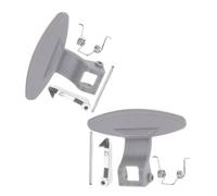 KOCKSHION Lot De 2 Poignées De Porte Pour Lave-linge À Chargement Frontal, Kit De Boucle De Porte Pour Lave-linge À Tambour Avec Accessoires, Compatible Avec Les Lave-linge, Gris