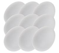 KOCKSHION Lot de 20 Œufs Factices Blancs en Plastique Solides pour Pigeons, Légers et Faciles à Stocker, pour L'élevage et L'incubation des Pigeons Voyageurs