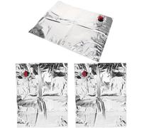 KOCKSHION Lot De 3 Pochettes à Vin Rechargeables 10l en Plastique Robuste Bec Verseur à Valve, Paquet Distributeur De Vin Portable pour Sorties en Plein Air, Camping Et Stockage Pratique