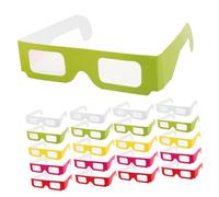KOCKSHION Lot De 30 Lunettes De Cinéma 3D Rouges Pour Fête D'Anniversaire De Fête Pour Enfants Pour La Saint-Valentin En