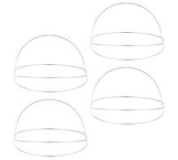 KOCKSHION Lot de 4 base de tiare à faire soi-même, cadre de couronne en métal, structure à quatre couches, pour accessoires coiffure Hanfu et mariages traditionnels
