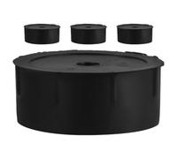 KOCKSHION Lot de 4 Bouchons de Rechange pour Poteau à Chat DIY, Embouts en Plastique Diamètre 70 Mm Écrou M8, Accessoires de Réparation pour Arbre à Chat, Pièces pour Griffoir