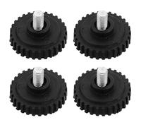 KOCKSHION Lot de 4 Pieds en Caoutchouc pour Balance Électronique, Patins de Rechange Antidérapants Universels M8, Compatibles Balance Cuisine et Bijouterie, Support Stable pour Charges