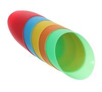 KOCKSHION Lot de 5 Abat-jours Suspendus en Plastique Coloré Forme Fer à Cheval Robuste pour Décoration Maison et Chambre à Coucher