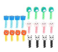 KOCKSHION Lot de 50 Protège-câbles en Silicone à Motifs Animaux pour Protection Câble USB et Chargeur, Accessoires Colorés pour Câbles de Données et Chargeurs, Usage Couleur Aléatoire