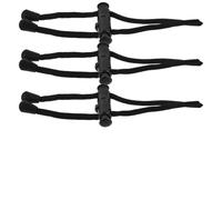 KOCKSHION Lot de 6 Cordon Réglable pour Oreiller Cervical Sangles Élastiques Anti-perte Accessoires de Fixation Pratiques pour Oreiller de Voyage Compatibles U-shaped Usage Voyage