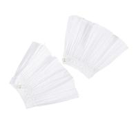 KOCKSHION Manchettes en Dentelle Plissée Blanches Décoratives en Mousseline, Pratiques et Élégantes pour Pulls et Blouses, 1 Paire pour Mère et Fille