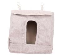 KOCKSHION Mangeoire Suspendue pour Cobayes et Lapins, Distributeur d'herbe en Tissu Gris Résistant, Taille M, pour Cage Intérieure et Extérieure, Petits Animaux de Compagnie