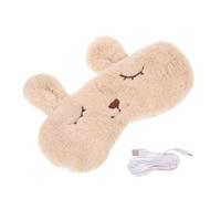 KOCKSHION Masque De Sommeil Chauffant Usb Pour Yeux Couverture Décorative Relaxante Et Rechargeable Outil De Beauté Fatigue Modèle Ours